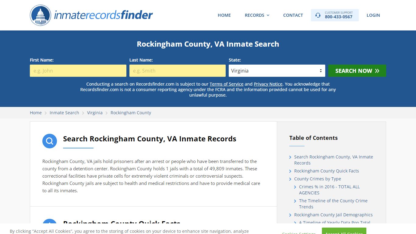 Rockingham County, VA Inmate Lookup & Jail Records Online